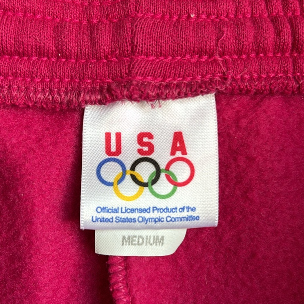 Vintage JC Penney USA Olympics Team Fuchsia Cotton Gym Shorts Womens Siz… - Picture 4 of 8
